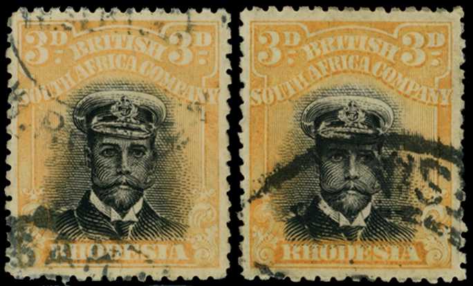 1917-20 3d Head Die IIIA, perf 14. Two...