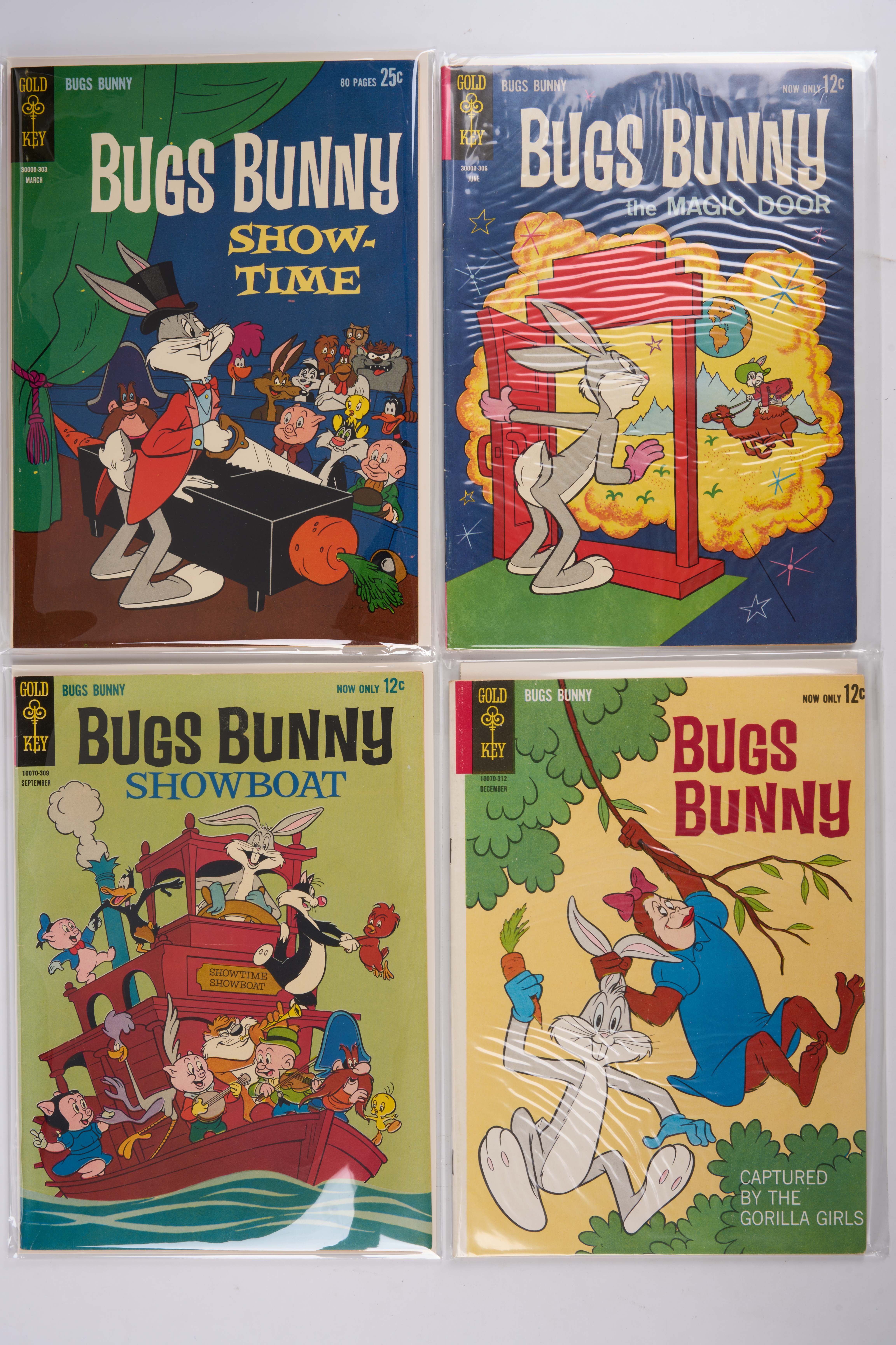 Bugs Bunny Comics (Gold Key, 1963-1979) Bundle of 23
