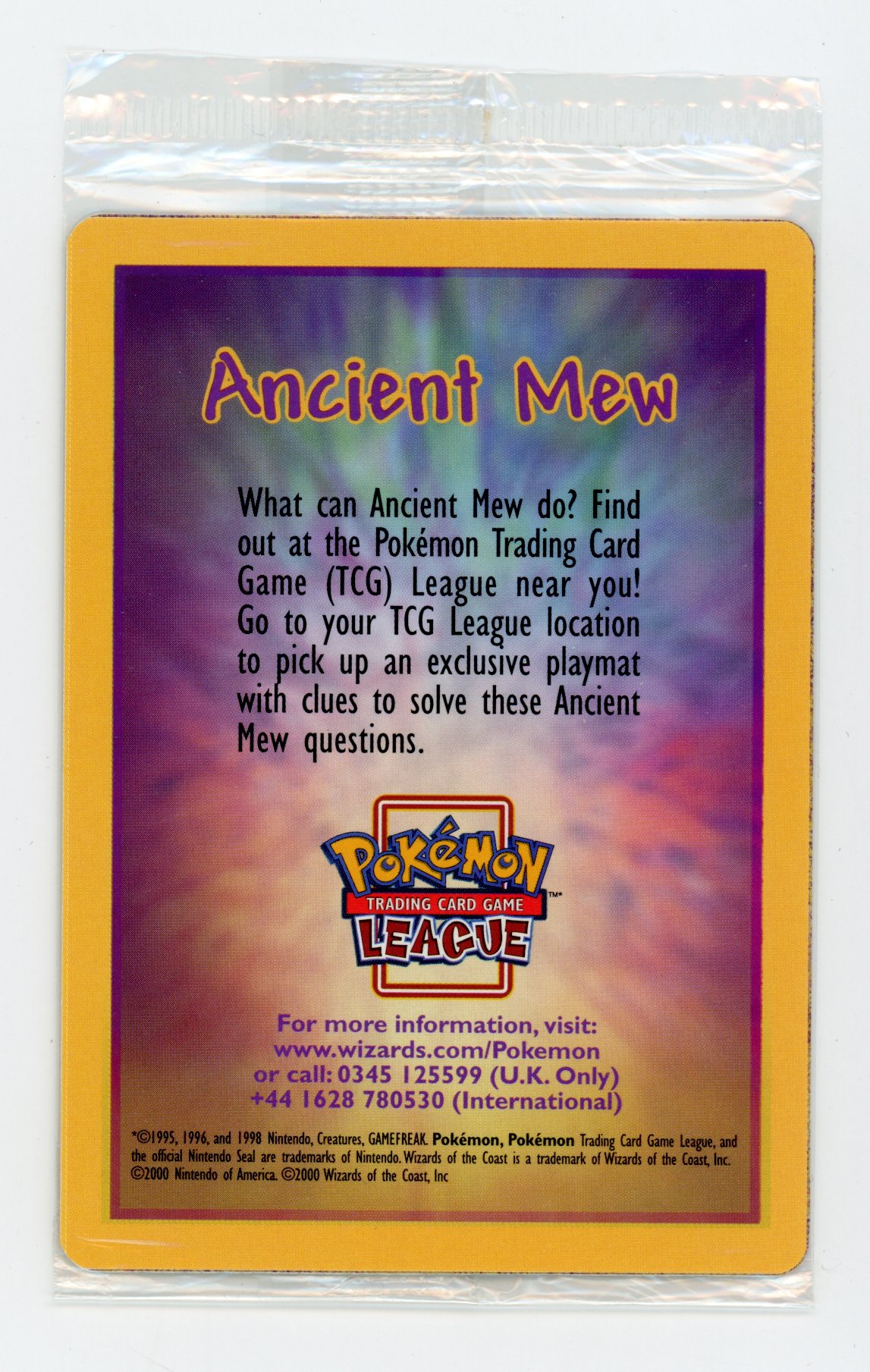 Ancient Mew - Factory Sealed Promo