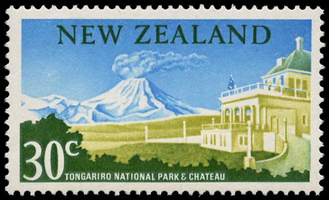 1970 30ct Tongariro National Park with...