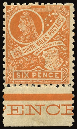 1905-10 6d deep orange, chalk surfaced paper, wmk...
