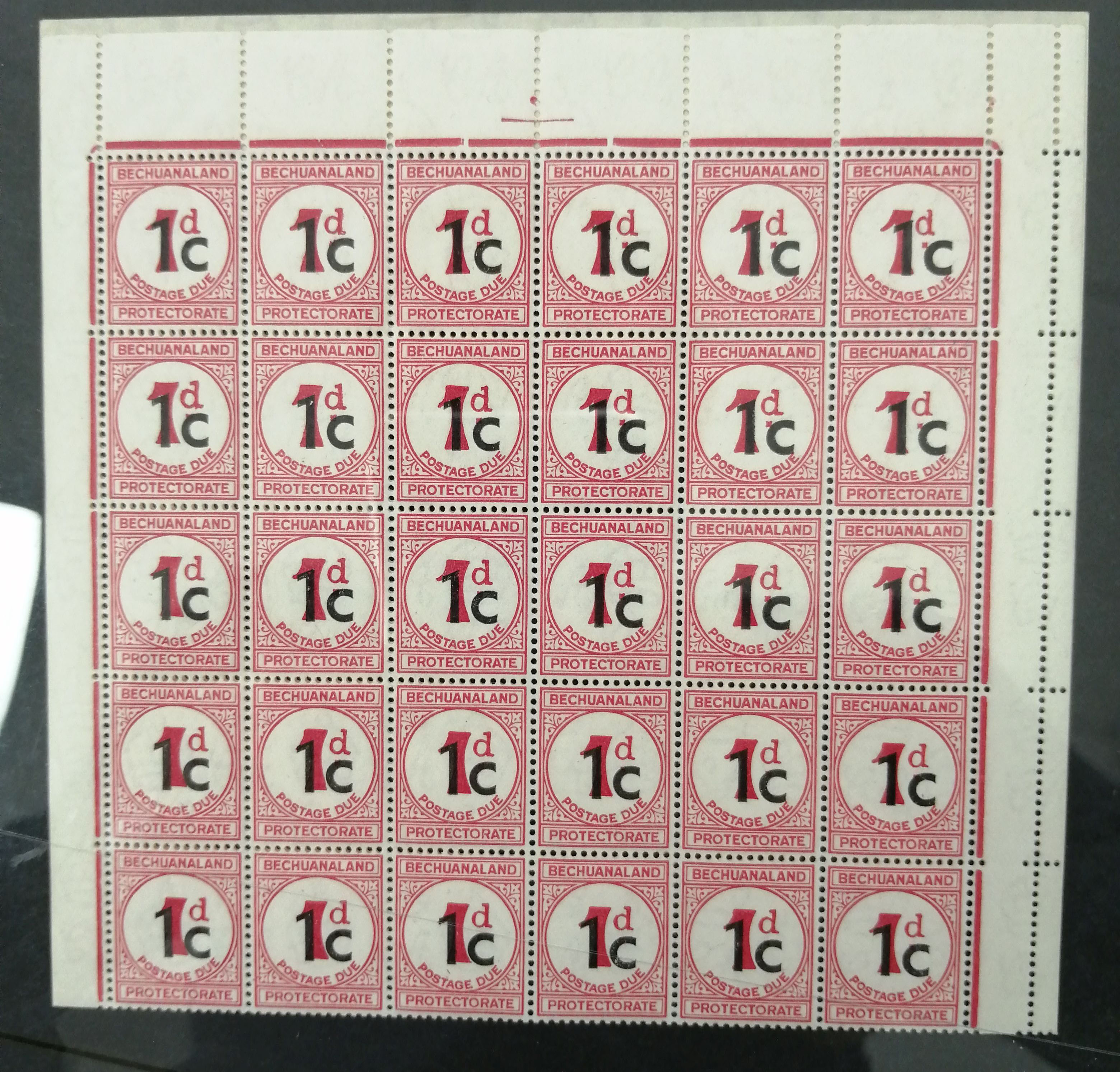 Postage Due: 1961 1c on 1d carmine,...