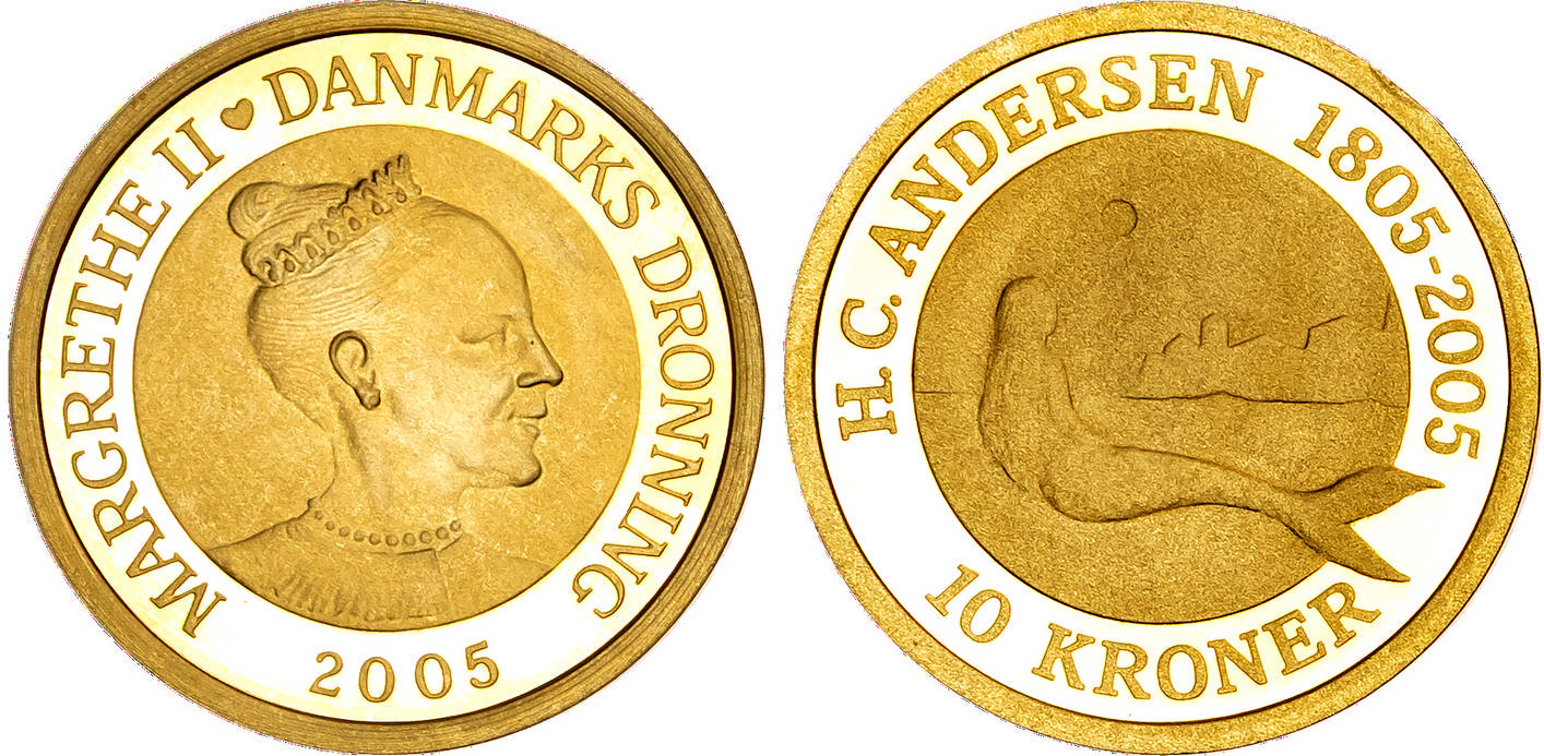 Denmark, Margrethe II (1972-2024), gold Proof 3,000 Kroner, 2012