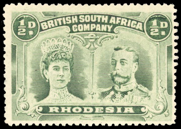 ½d (deep) blue-green RJL 5 group mint