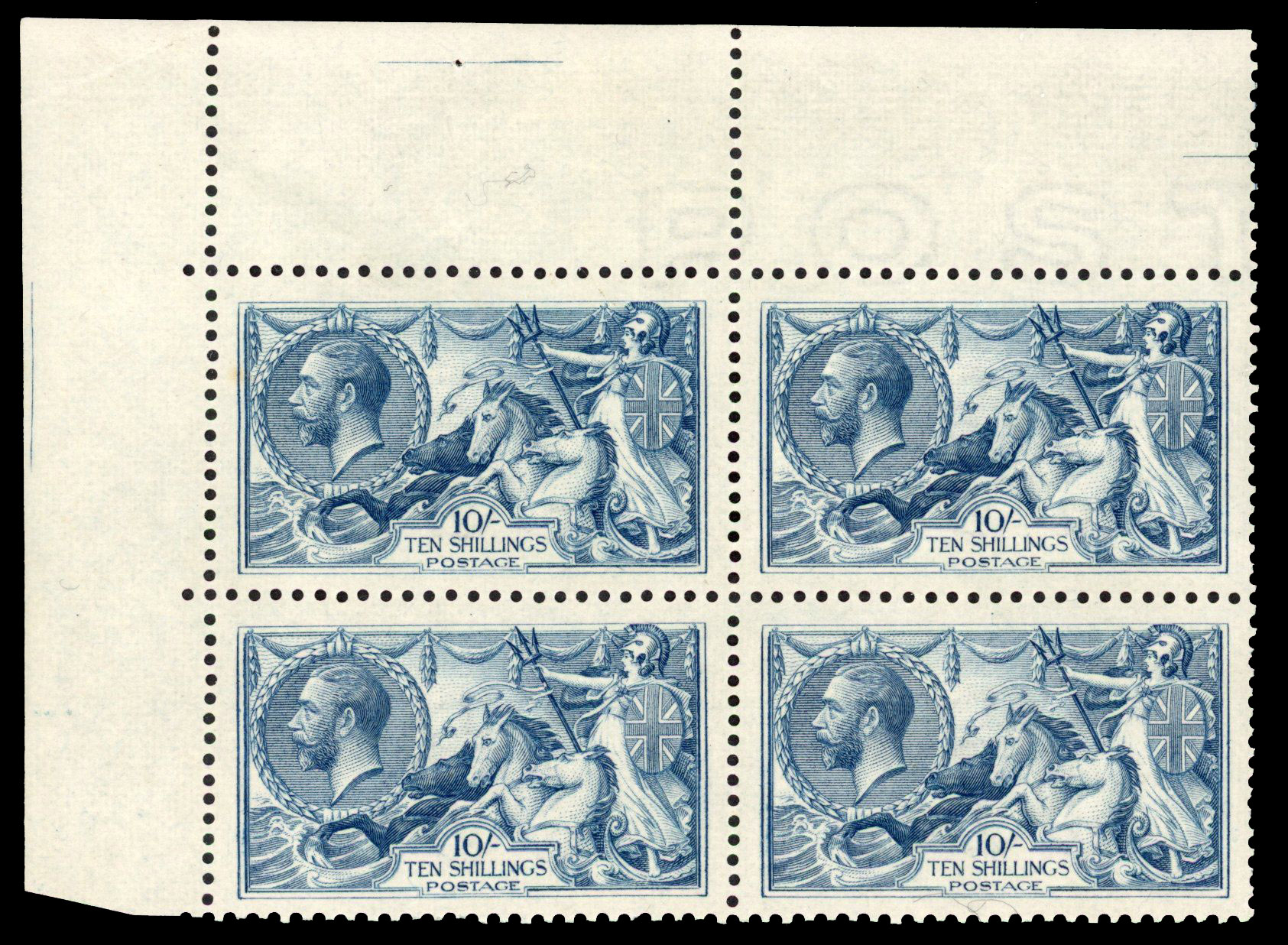 SG 417a re-entry in block of four