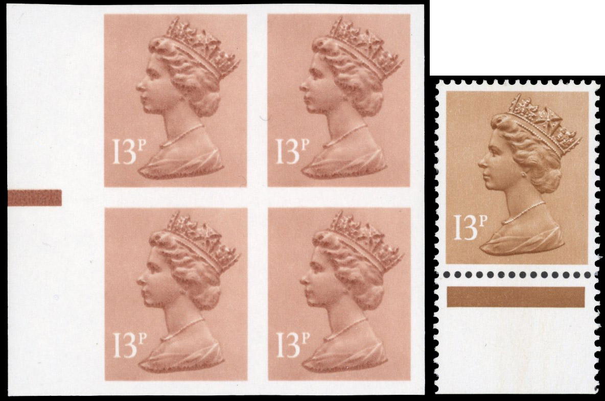 GB SG X900a 13p in imperf block of 4 U/M