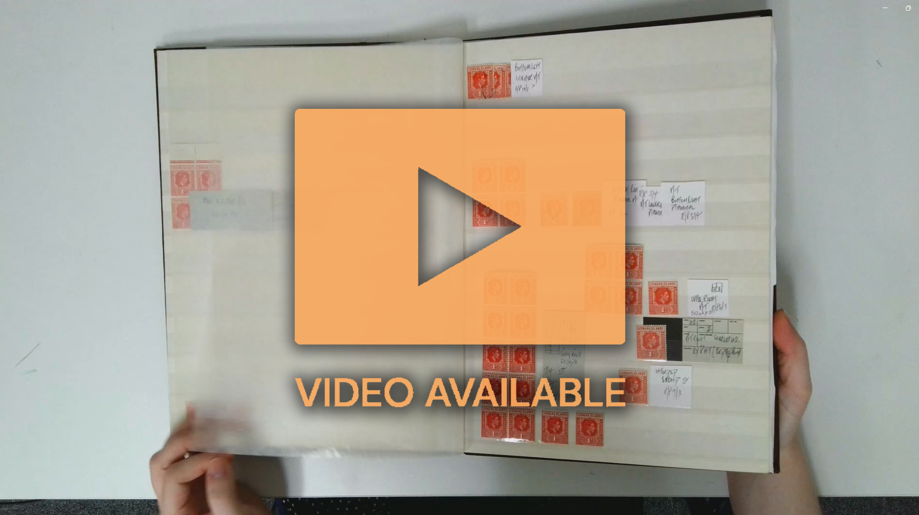 Leewards KG VI ¼d, 1d Die B and 2d collections