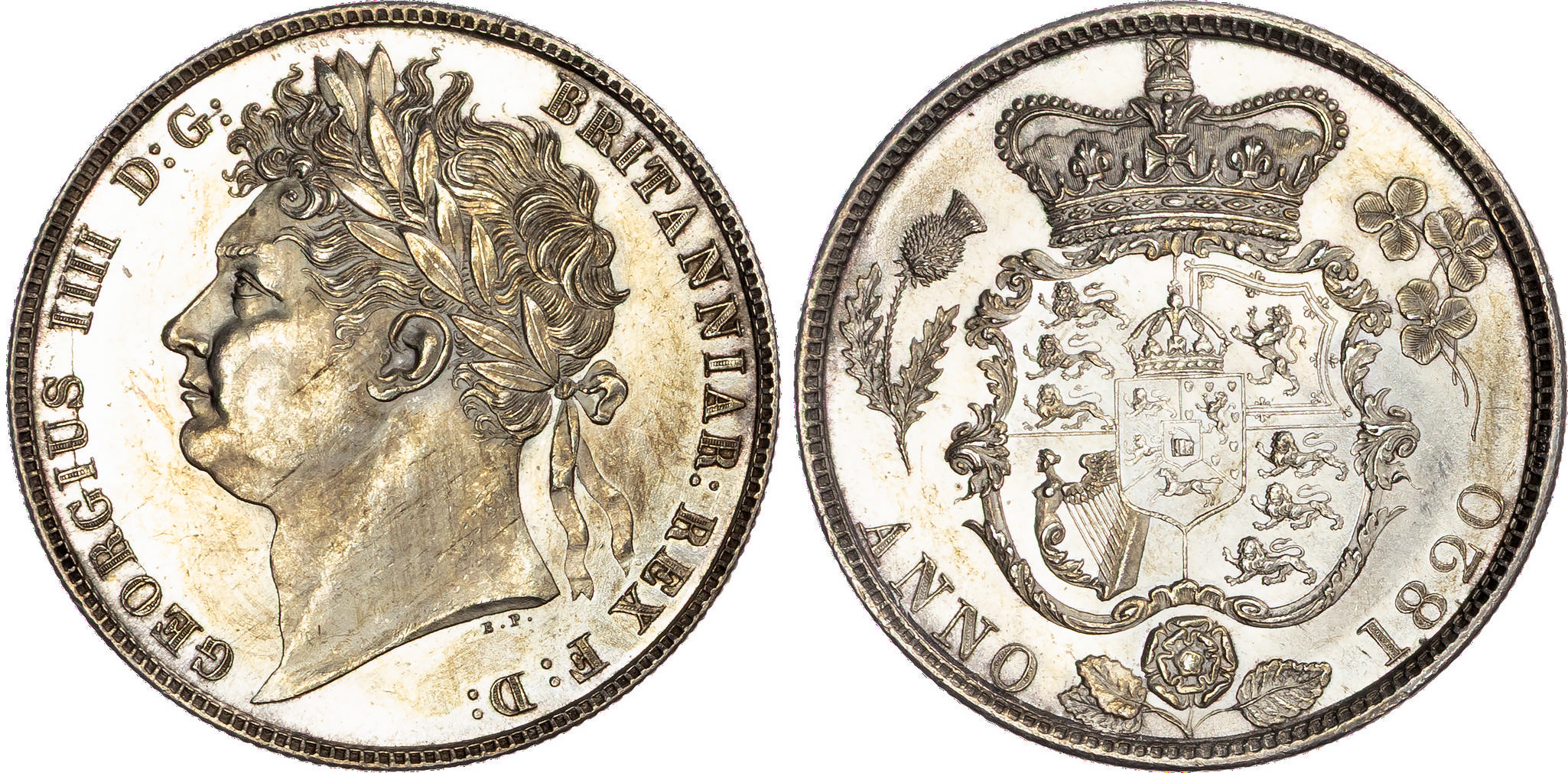 George IV (1820-1830), AR Halfcrown, 1820.