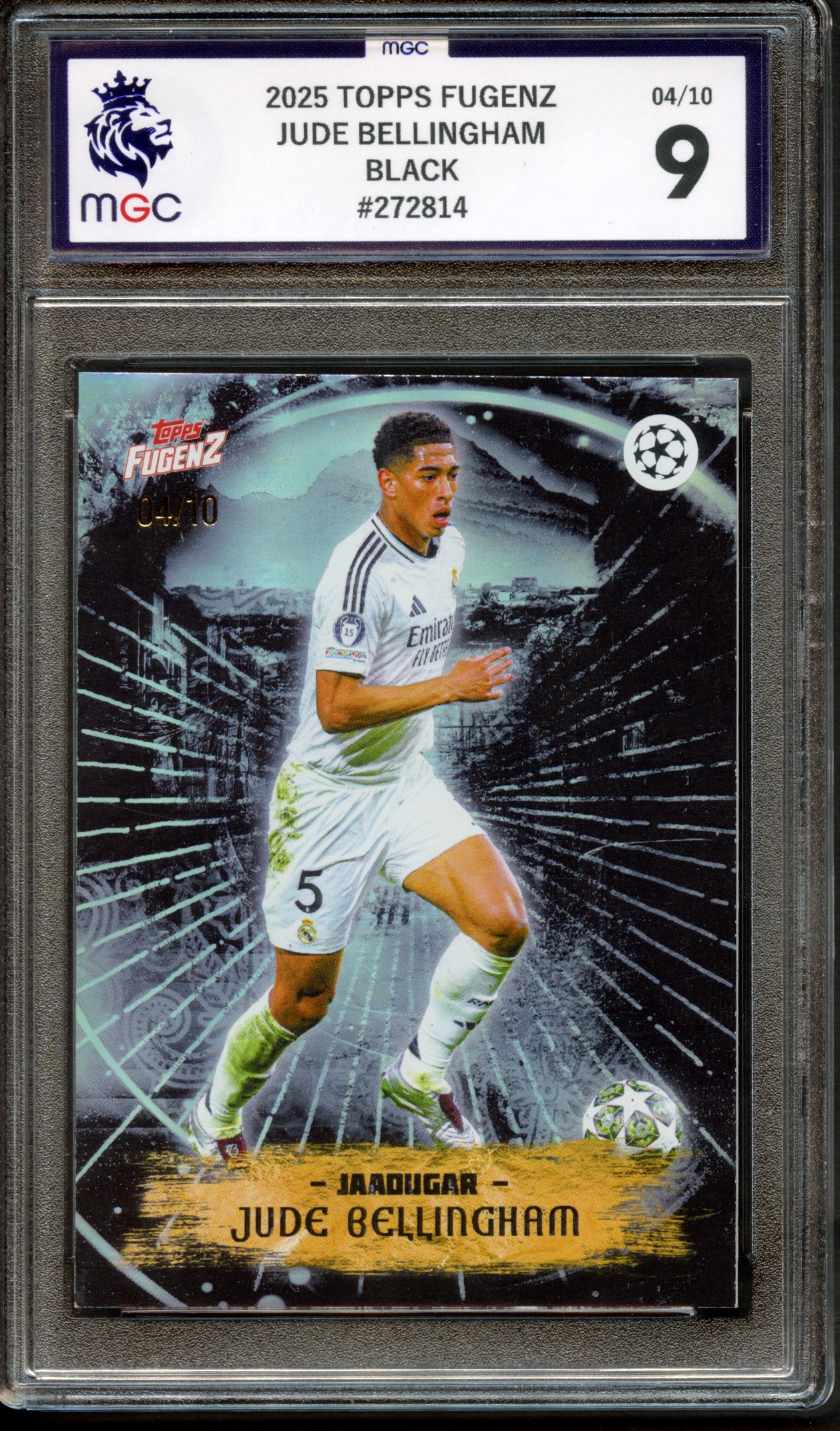 TOPPS FUGENZ JUDE BELLINGHAM 04/10 BLACK #272814