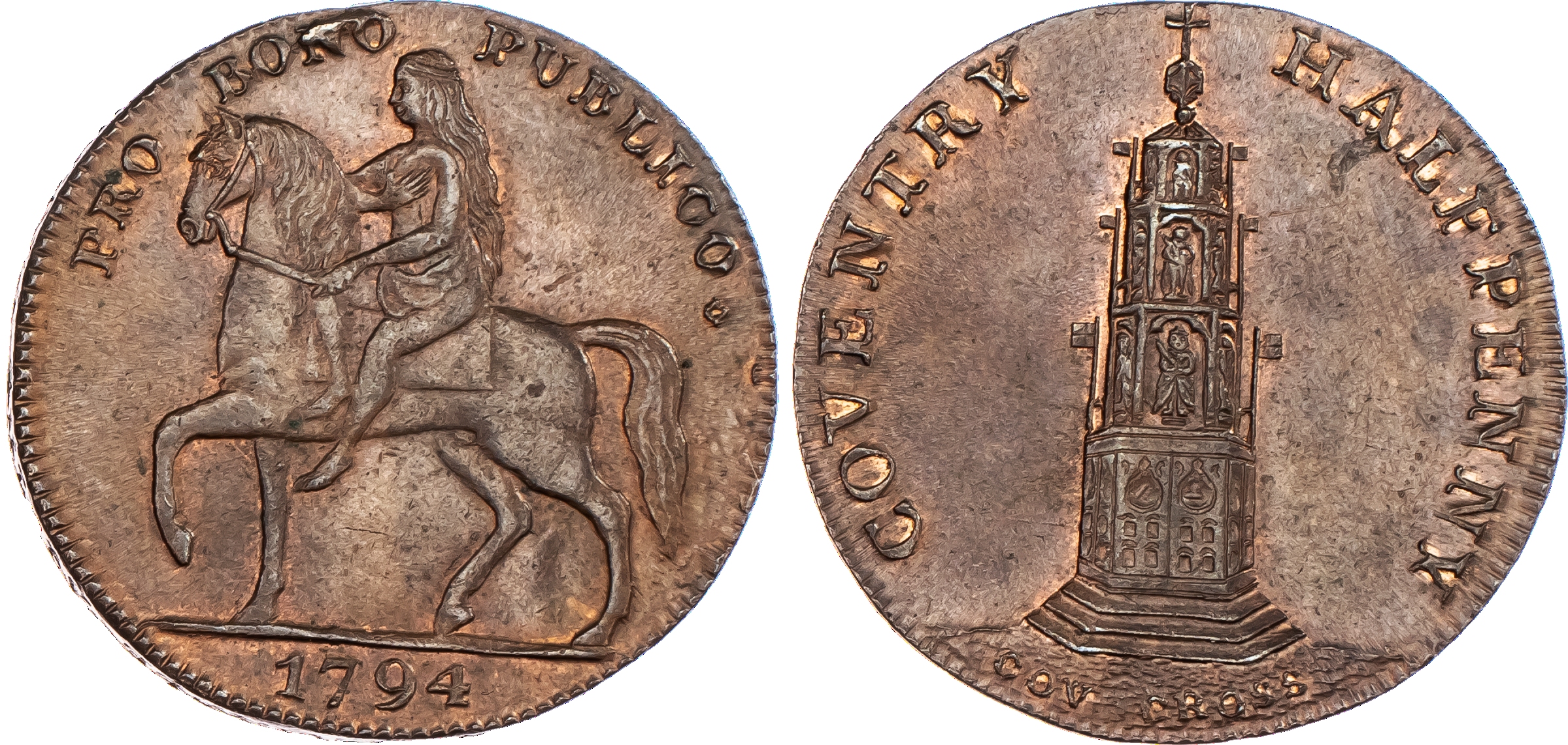 Coventry, Robert Reynolds & Co. Halfpenny...