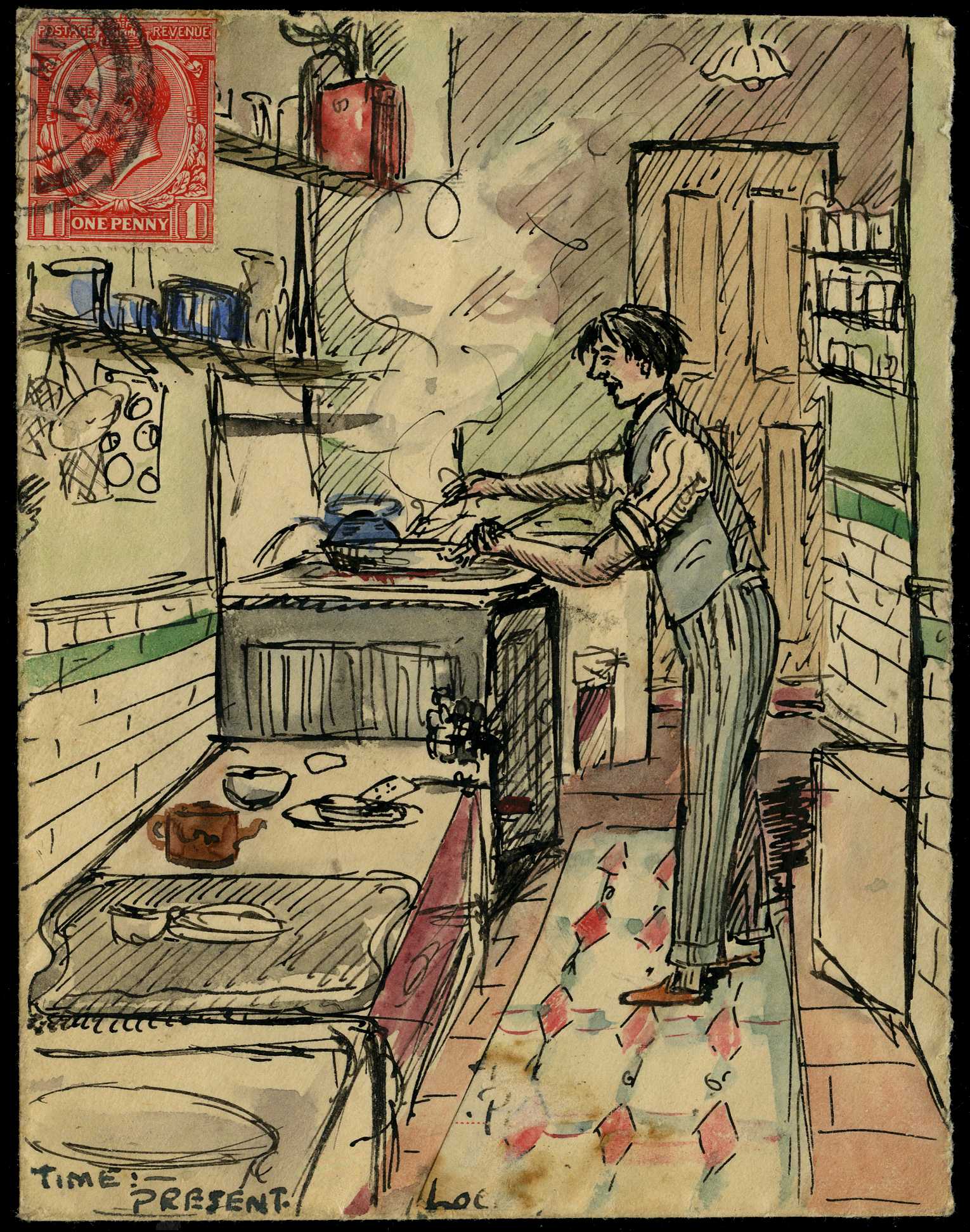 ILLUSTRATED ENVELOPE: 1914...