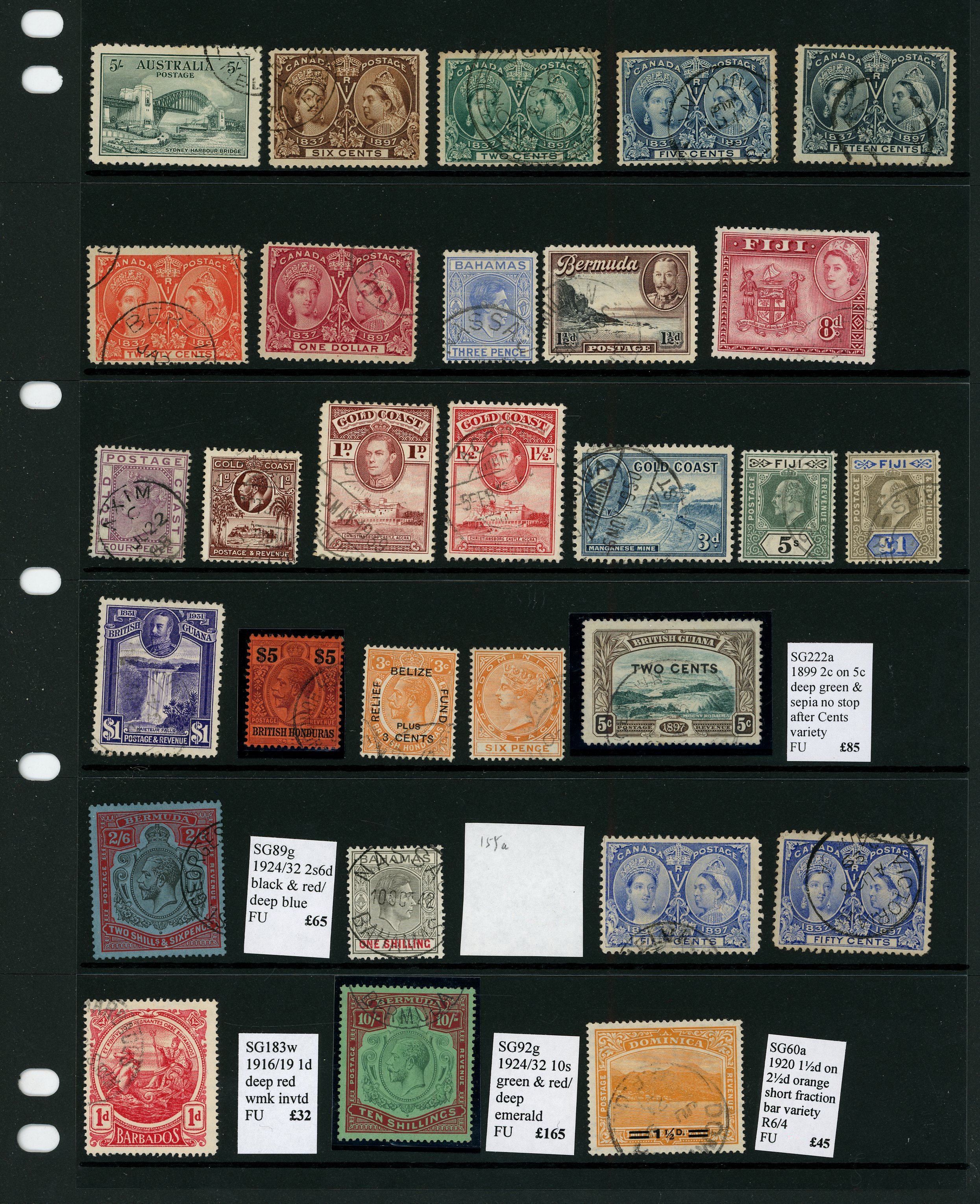 Miscellany on cards, Hagner sheet and a...