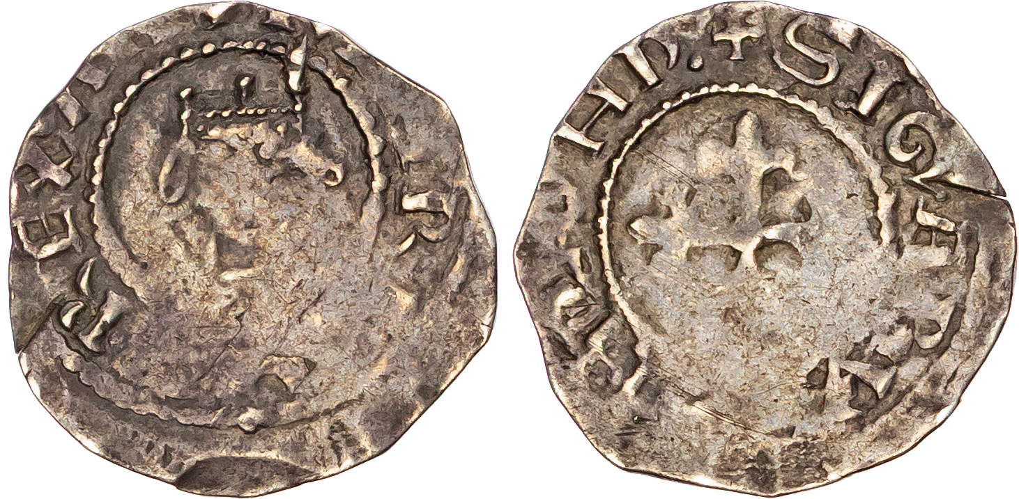 Henry I (1100-1135), AR Penny, Cross Fleury type (c. 1117), London mint, Sigarus as moneyer. 