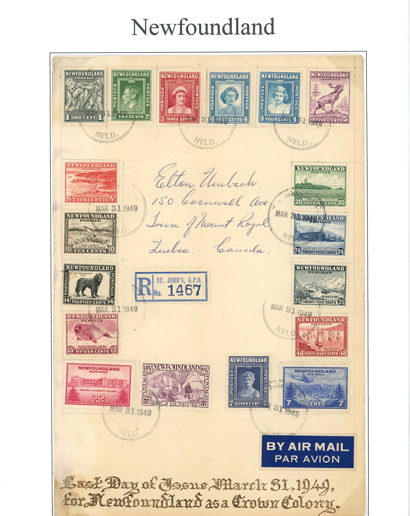 Newfoundland 1941-49 Second Resources and later issues, mint and used on exhibition pages,...