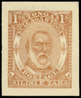1892 "King George I" 1s die proof in...