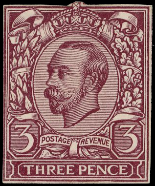 Great Britain 3d Downey Head Engravers Sketch