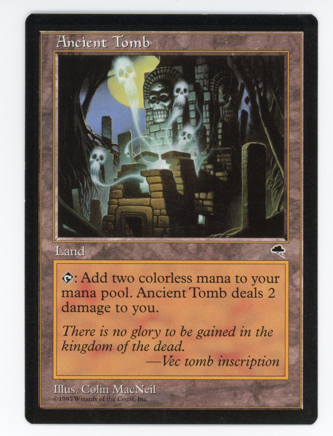 Magic The: Gathering  - Ancient Tomb  - Tempest  - Near Mint