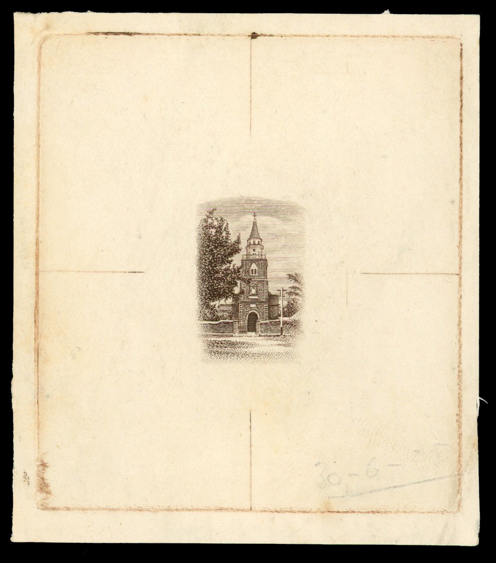 Jamaica 1919-21 4d die proof SG 84var