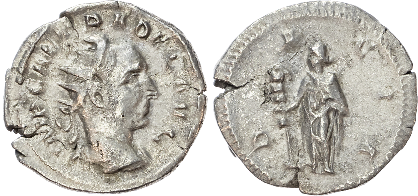 Trajan Decius (AD 249-251) AR Antoninianus, Rome, AD 250, 3.27g. 