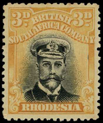 1918-21 3d Head Die IIIB, perf 14, toned...