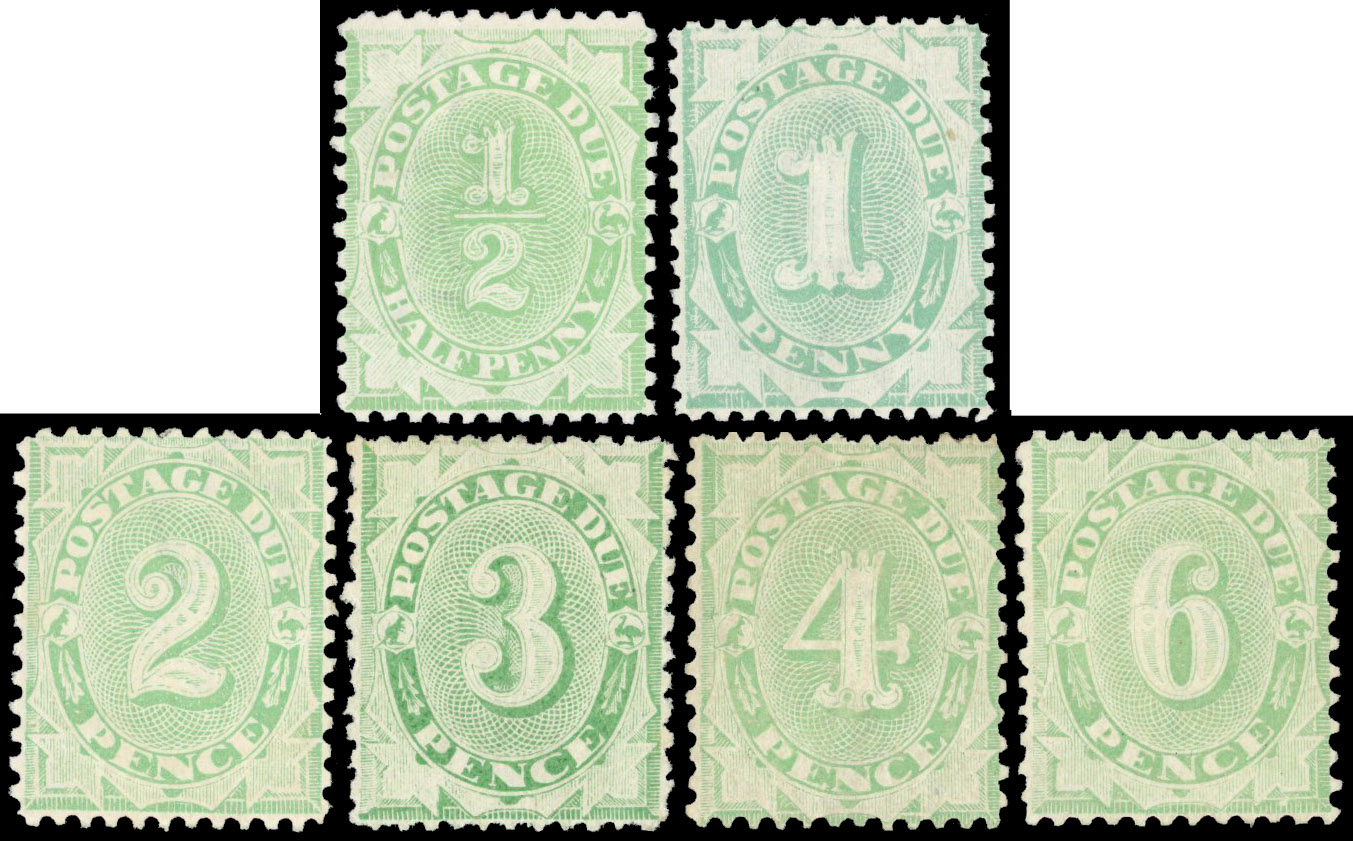 Australia Postage Dues SG D45-50 mint