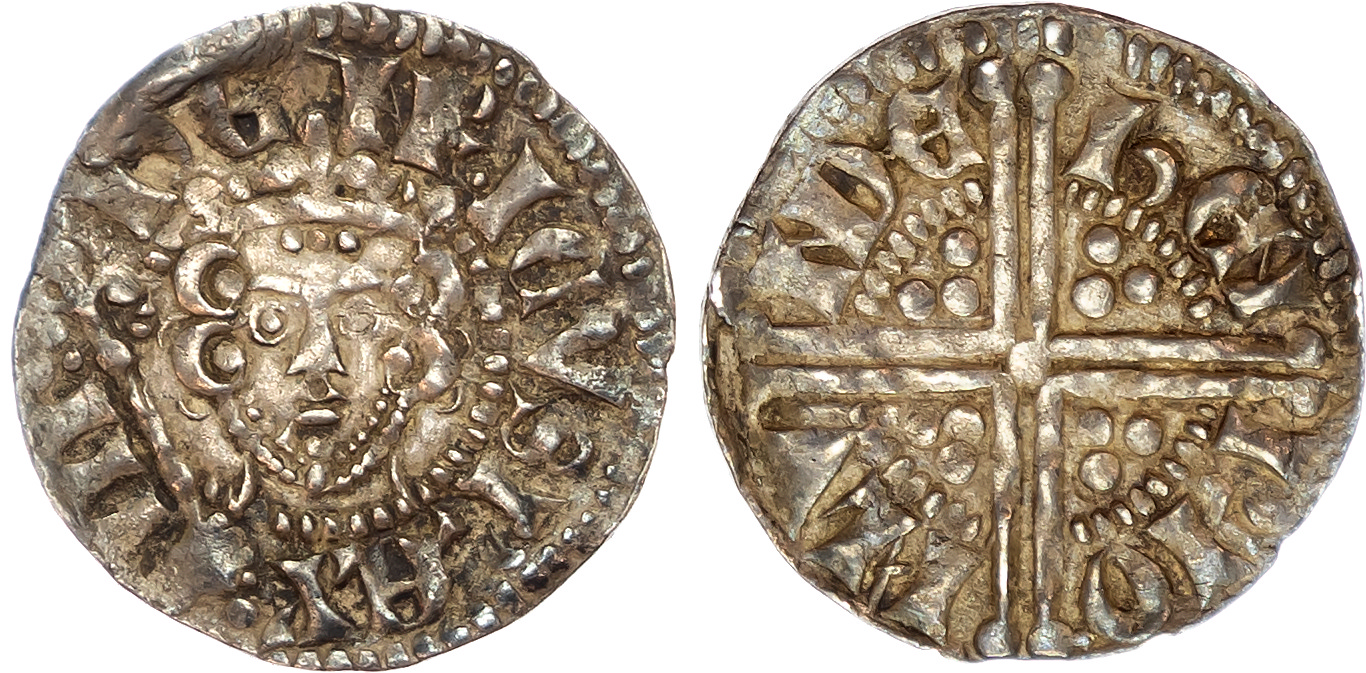 Henry III (1216-1272) Penny, long cross coinage, phase III, post-provincial phase (1250-72), class 5b2.
