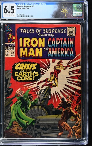 Tales of Suspense #87 CGC 6.5 "Crisis - at the Earth's Core!" (Marvel Comics, 1967) Off-white to white pages