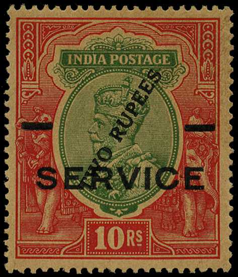OFFICIAL: 1925 2r surcharge (Type O13), on...