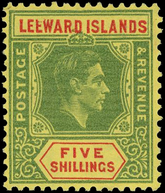 Leeward Islands SG 112ba mint