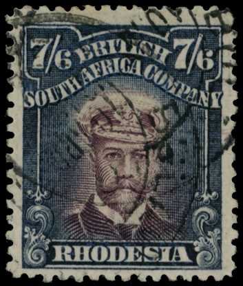 1913-7 7/6d Head Die II, perf 14. Fine...