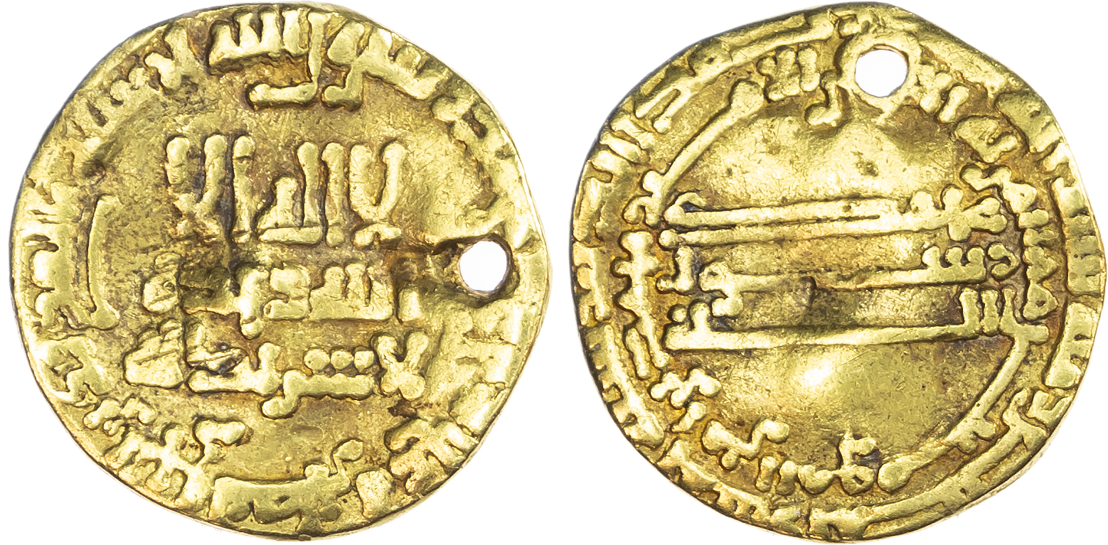 Abbasid, temp. Al‑Rashid (AH 170‑193 / 786‑809 AD), gold Dinar, AH 185 / 801/2 AD