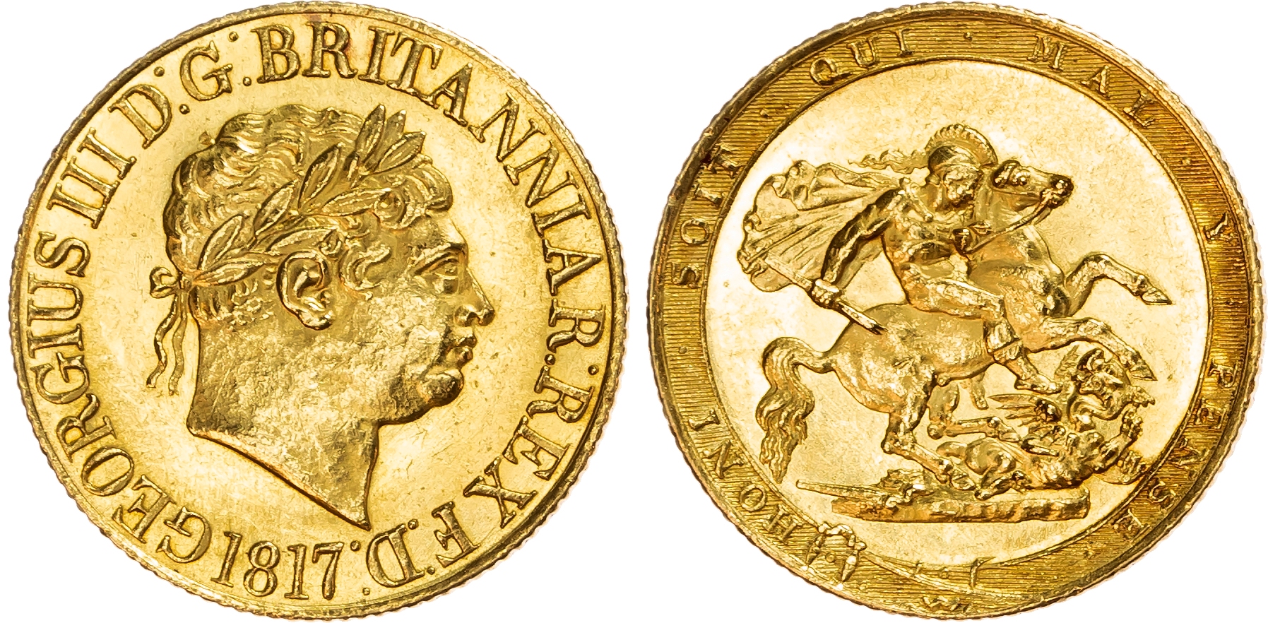1817 George III Sovereign