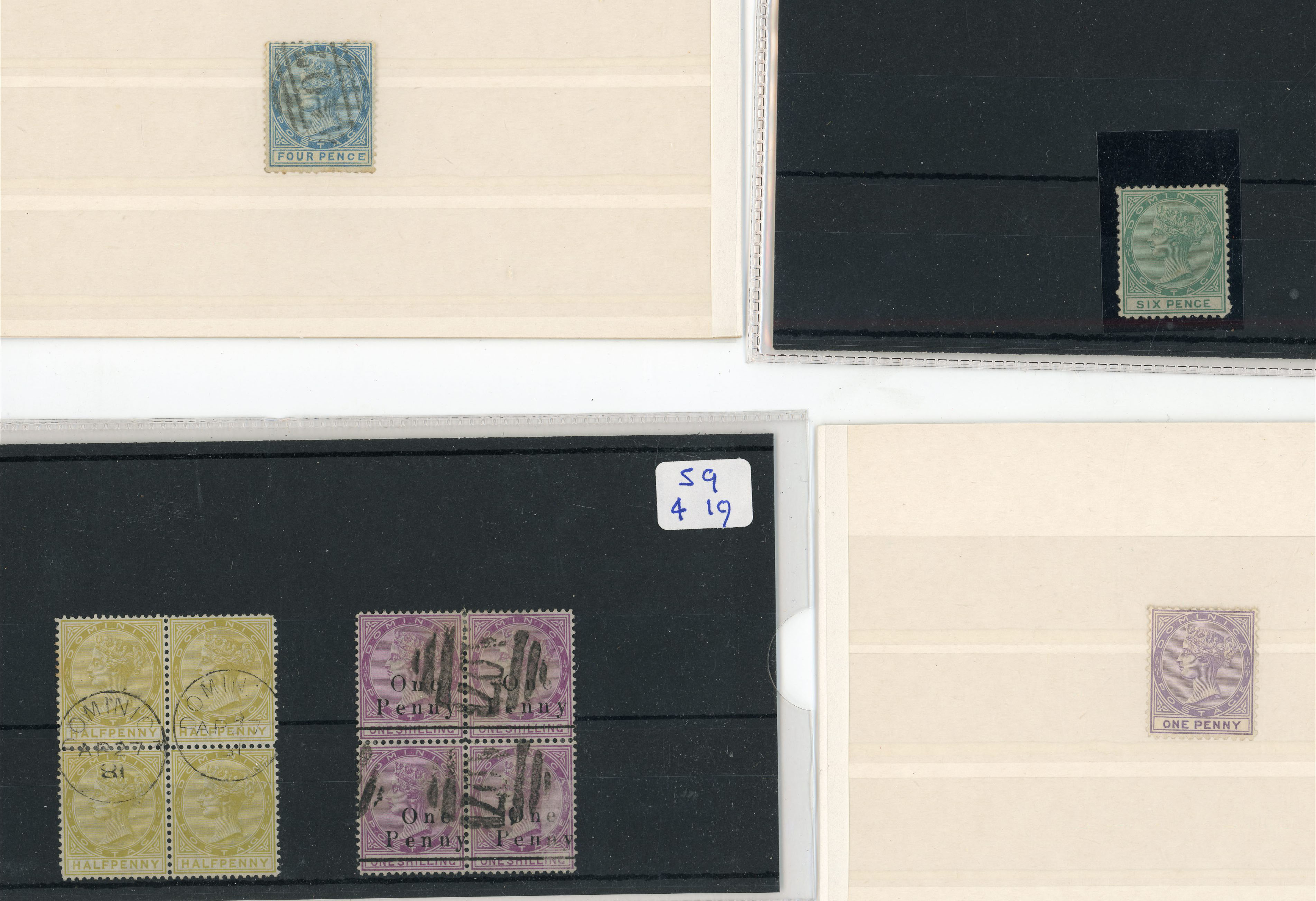 1874-1951 mainly mint selection arranged on stockcards