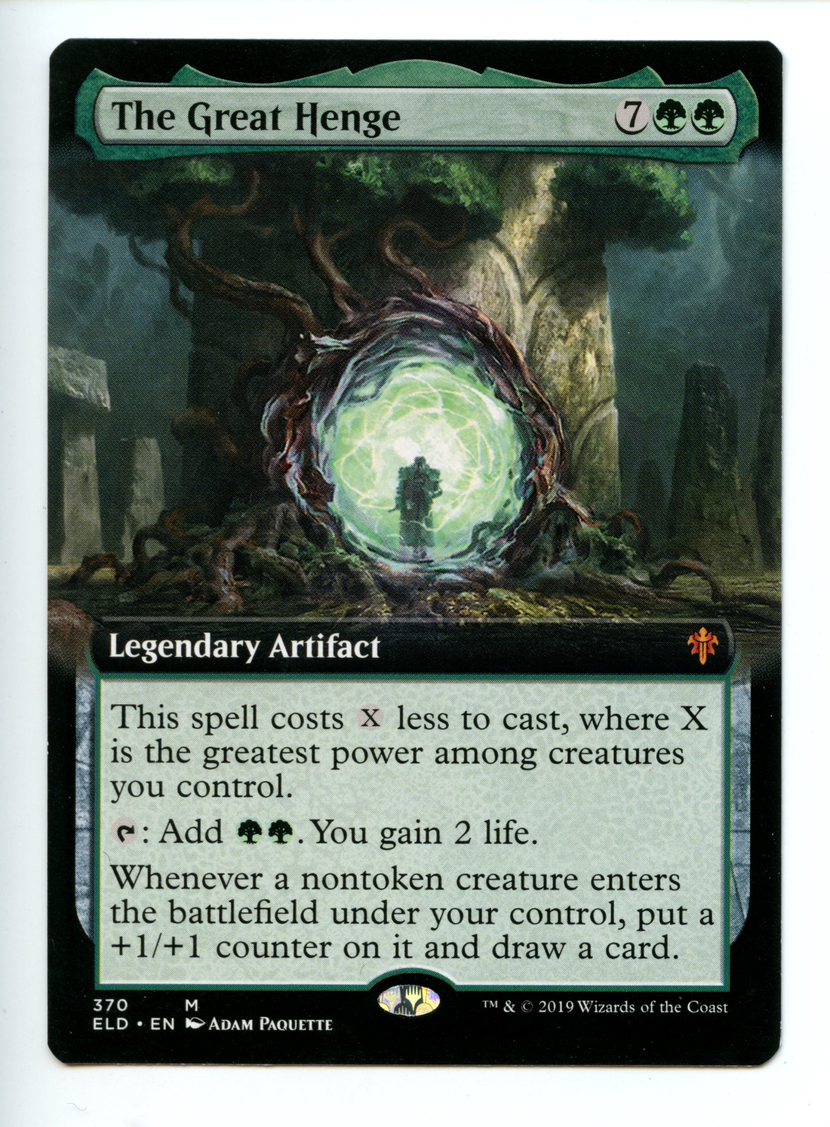 Magic the Gathering - The Great Henge Extended Art - Throne of Eldraine - Near Mint