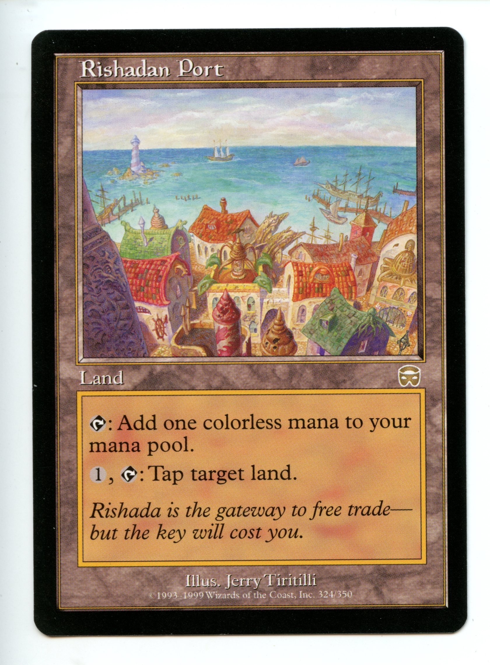 Magic The Gathering - Rishadan Port - Mercadian Masques - Near Mint Condition