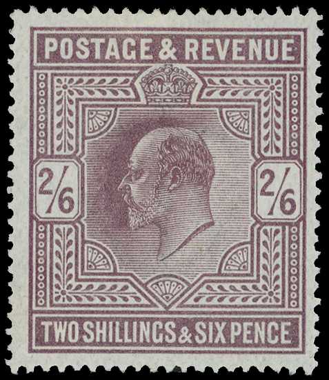 1911-3 2/6d pale dull reddish purple,...