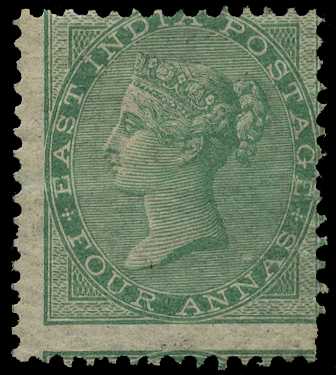 1865 wmk Elephants Head, 4a green, unused...