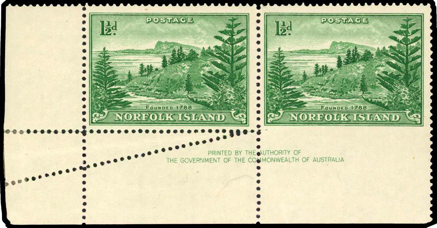 Norfolk Islands SG 3 var mint
