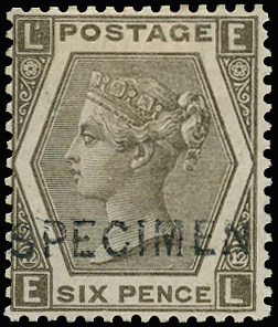 GB 1873 SG125s Pl.12 Specimen type 6