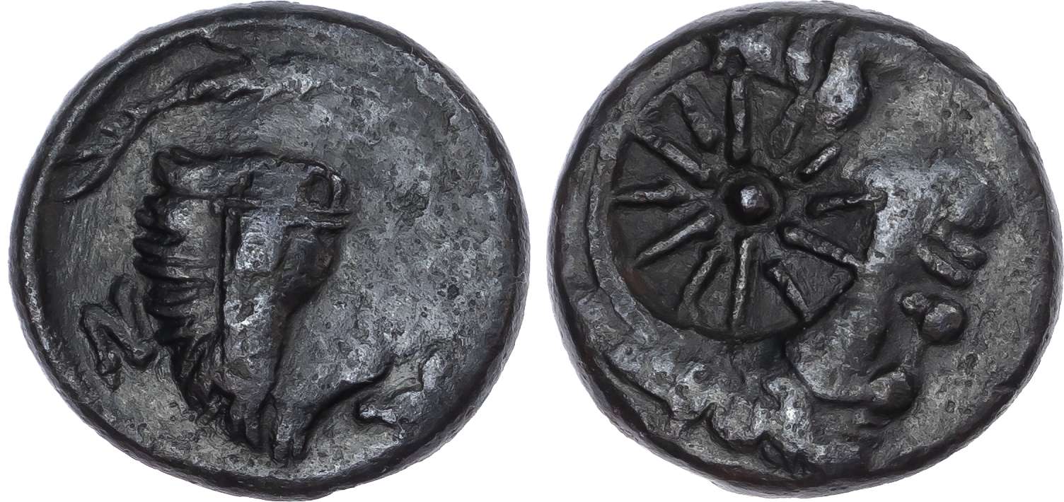 Kimmerian Bosporos, Pantikapaion Æ 20mm. Circa 310-304/3 BC