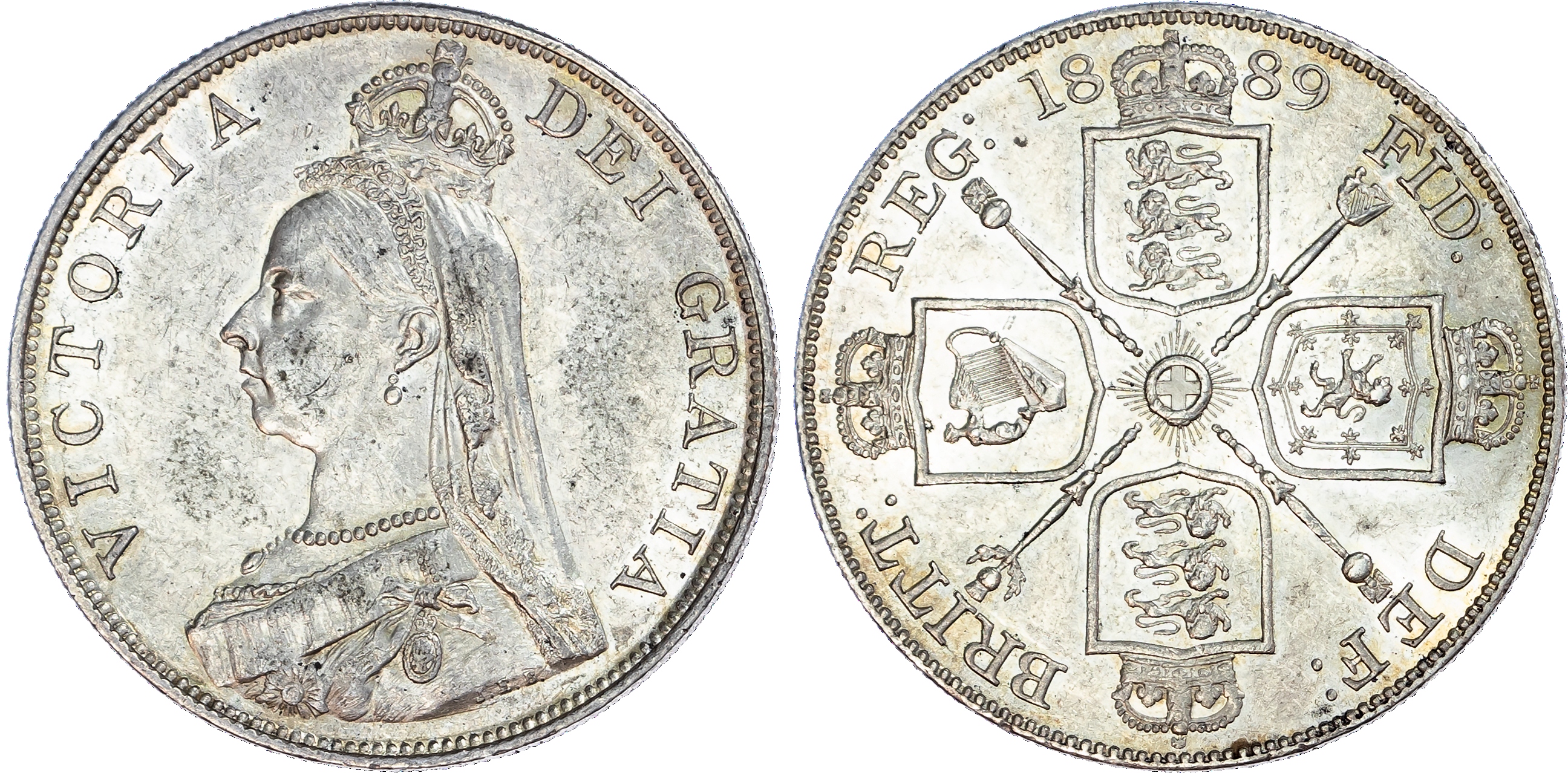 Victoria (1837-1901), Double Florin, 1889