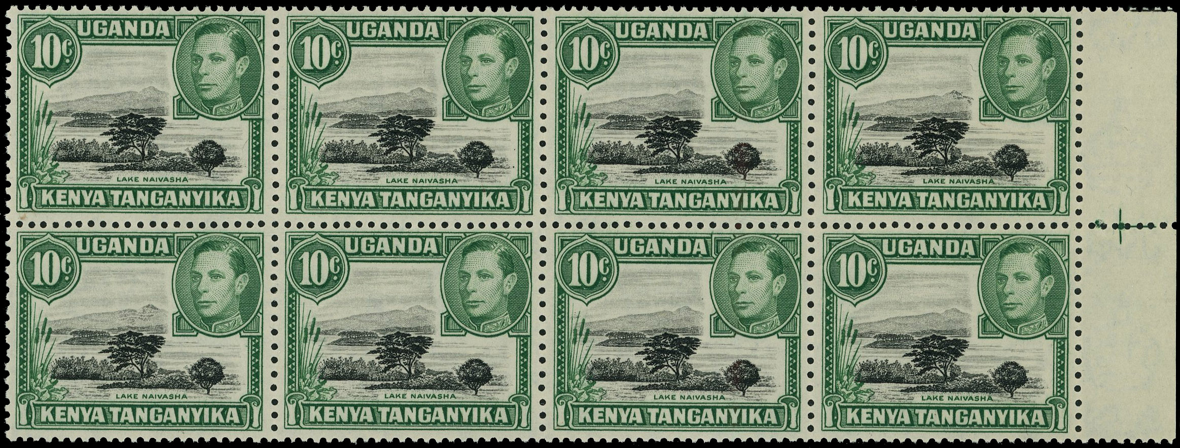 KUT SG 135a, ab block mint
