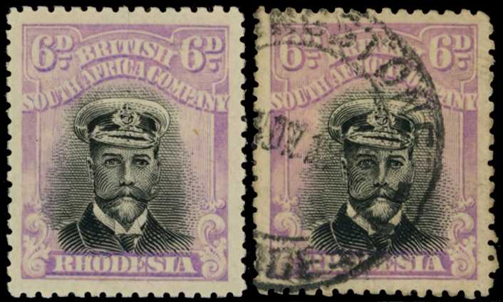 1918-21 6d Head Die IIIB, perf 14, toned...