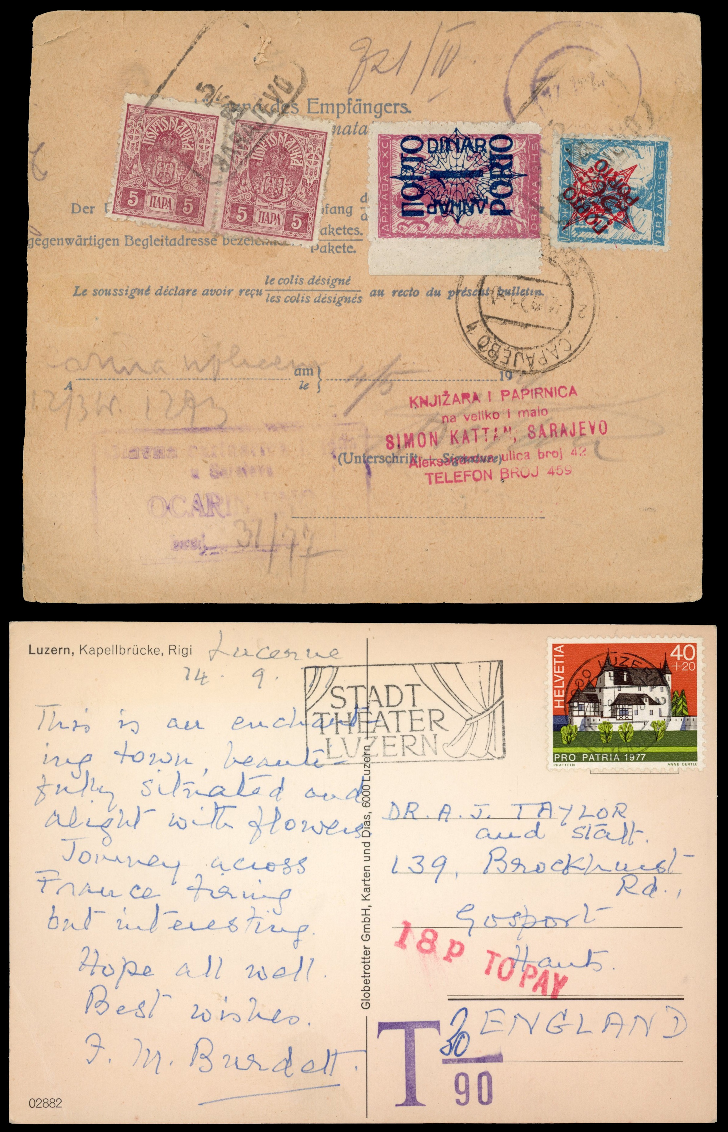 All World Postage Due postal history