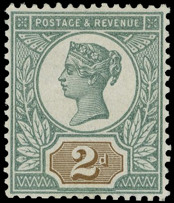 Great Britain 1899 Jubilee Colour trial SG 200var
