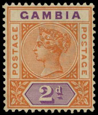1898-1902 2d orange and mauve, showing...