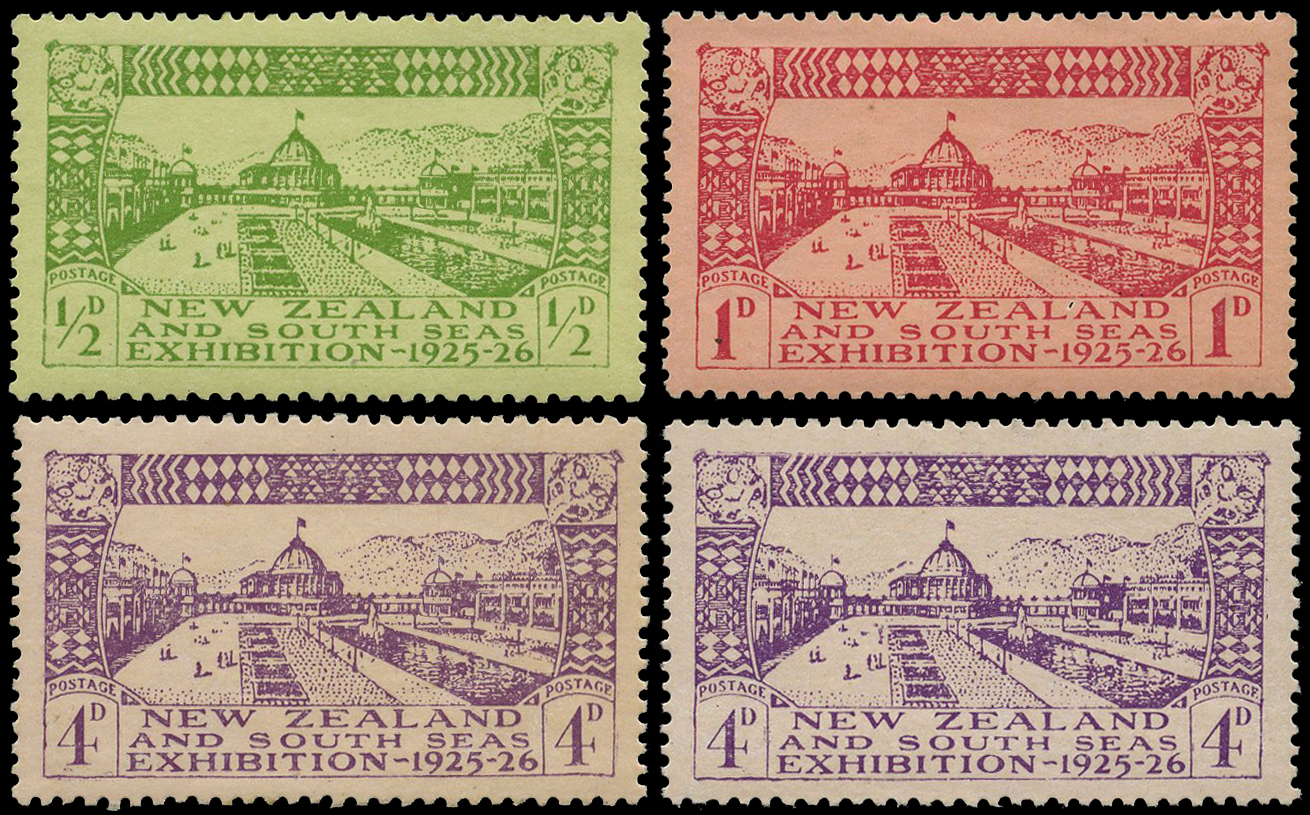 1925 Dunedin Exhibition set of three...