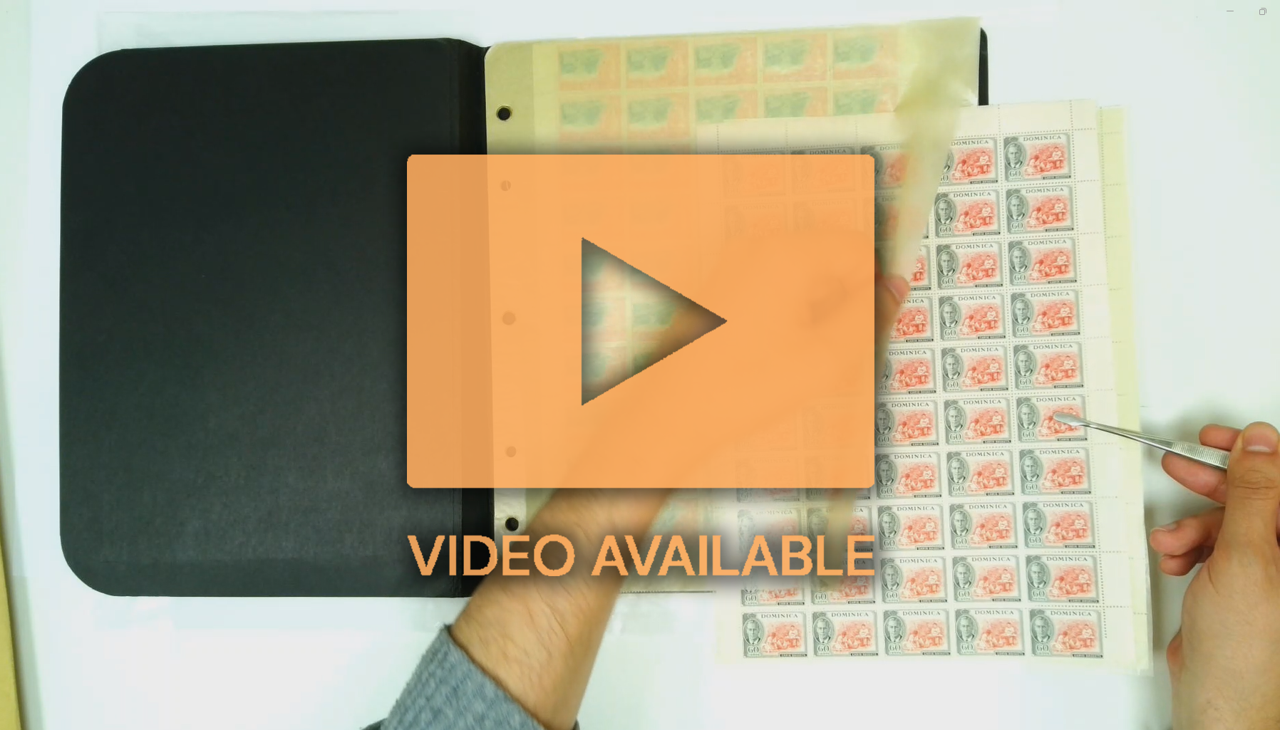 DOMINICA SG 120-134 1951 set in sheets mint 