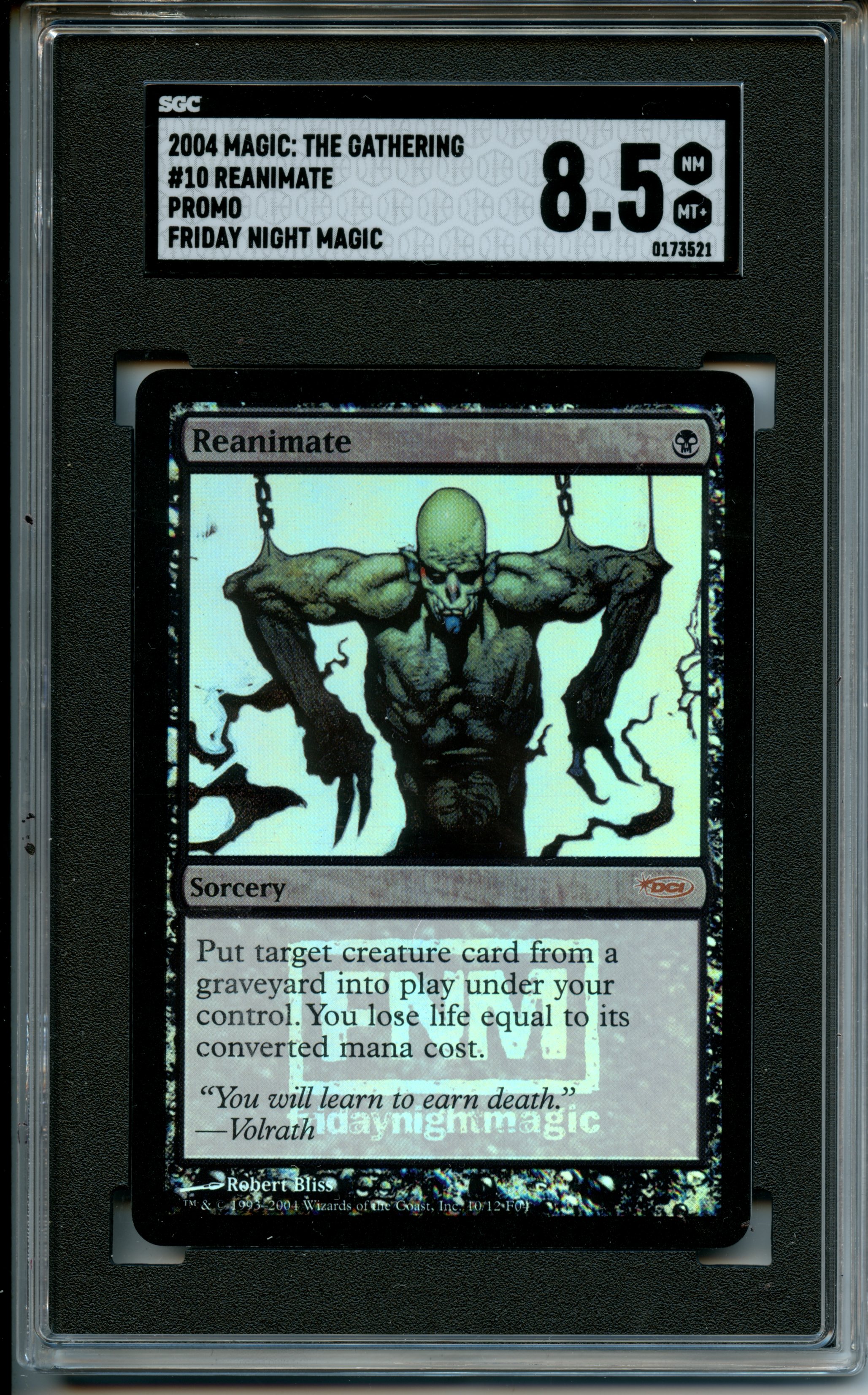 Magic: The Gathering - Reanimate FOIL - FNM Promo - SCG 8.5