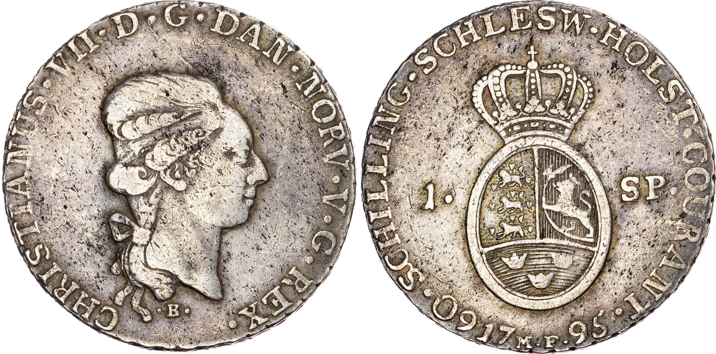 Denmark, Christian VII (1766-1808), silver Speciedaler, 1795
